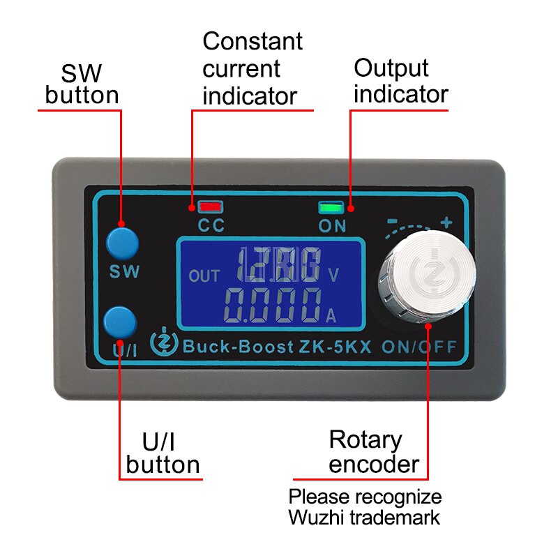 custom 1Pcs ZK-5KX Programmable numerical control voltage rise and fall DC adjustable regulated power supply