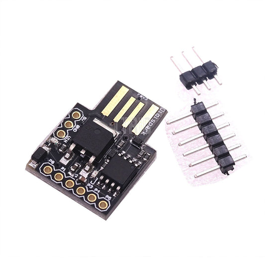 custom 1Pcs black tiny85 digispark kickstarter micro attiny85 development board module for arduino iic i2c usb attiny45