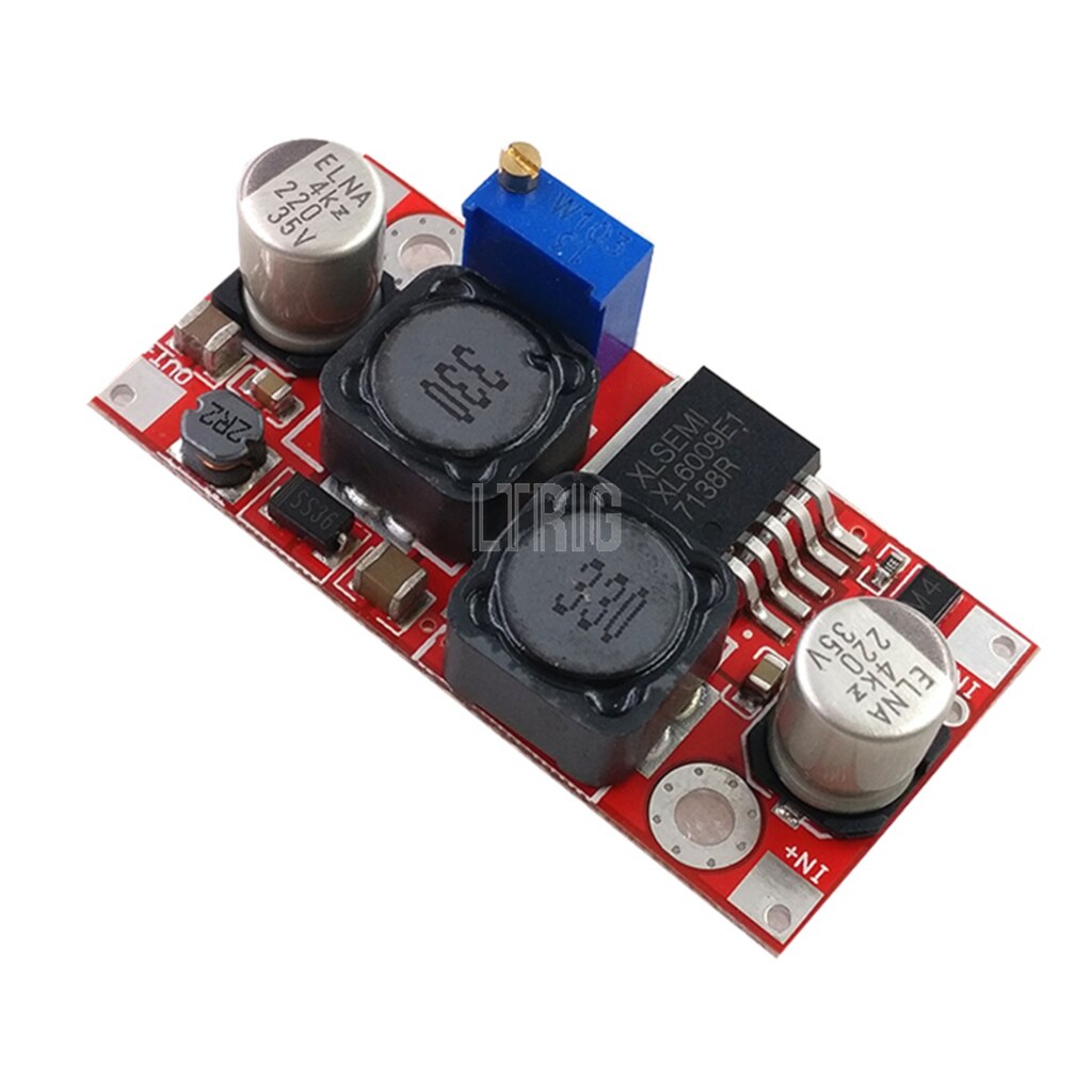 custom 1Pcs boost buck DC-DC adjustable step up down converter XL6009 power supply module 20w 5-32v to 1.2-35v