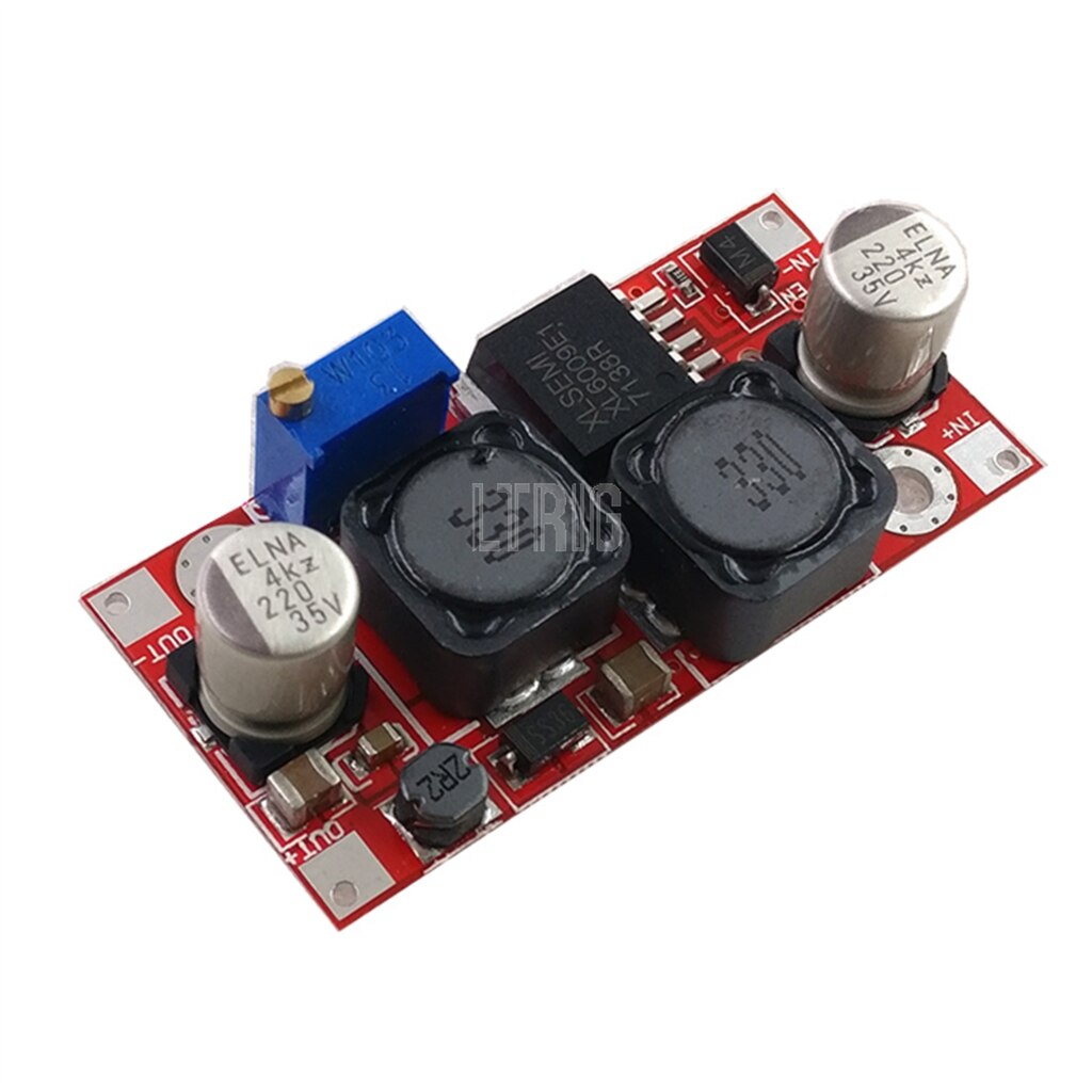 custom 1Pcs boost buck DC-DC adjustable step up down converter XL6009 power supply module 20w 5-32v to 1.2-35v