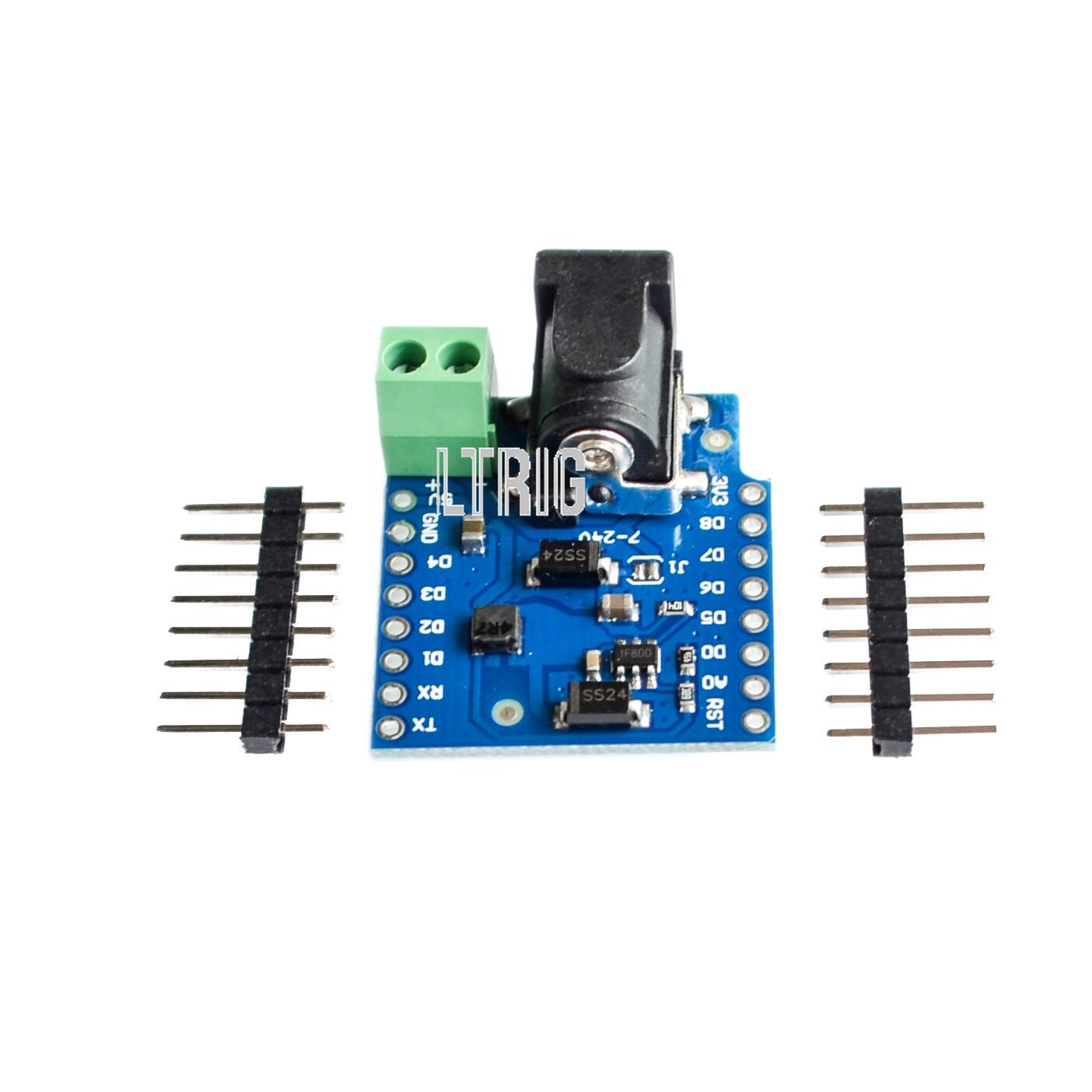 custom DC Power Shield V1.1.0 for wemos D1 mini development board DC power supply screen module