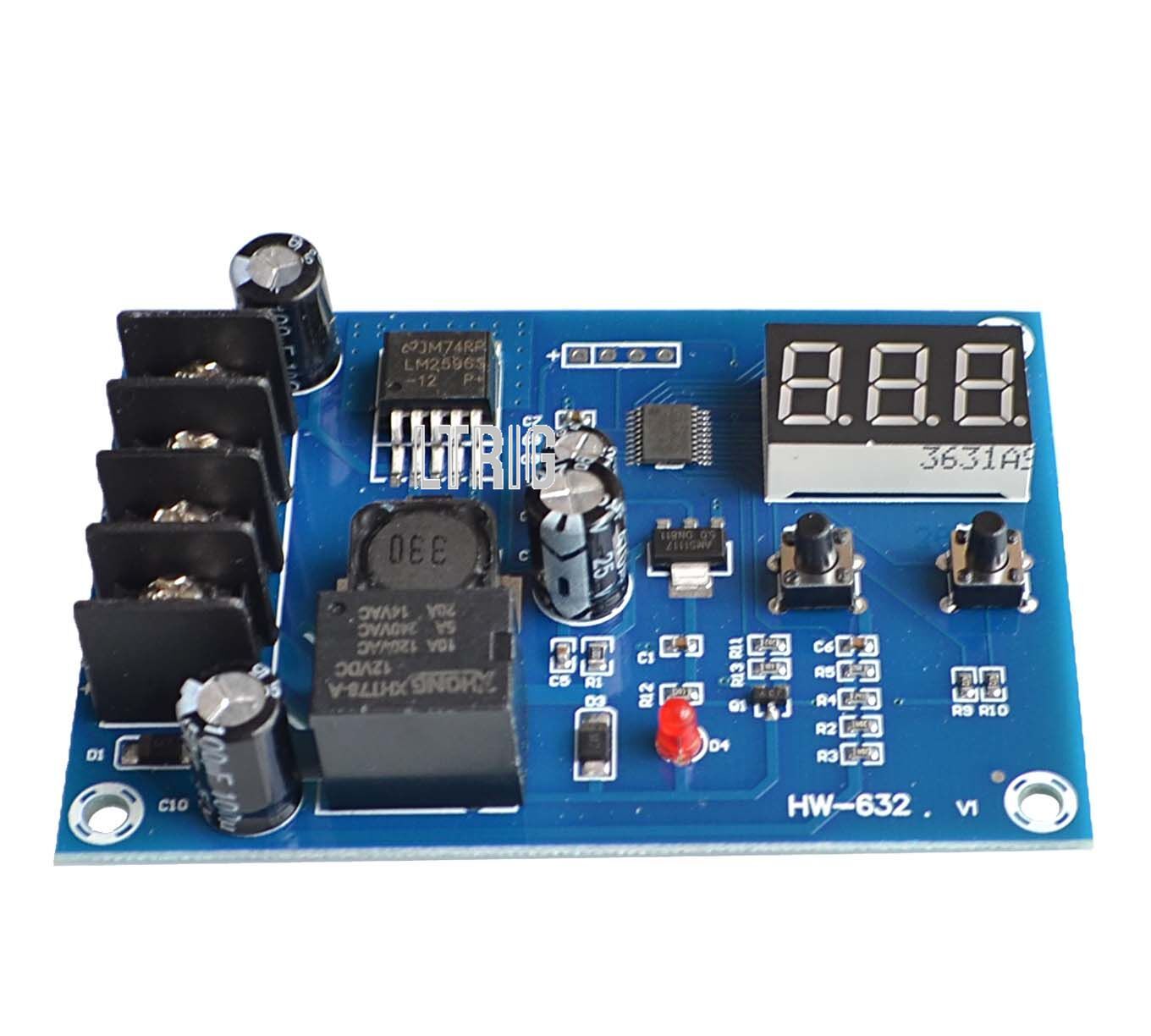 customized 1PCS charge control module XH-M603 digital LED display storage lithium battery charge switch protection board