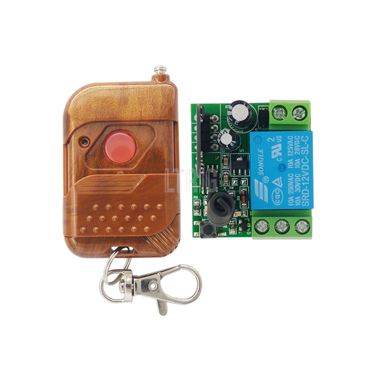 customized 1Pcs 12V single access control remote switch electric door lock light wireless remote control receiver 433