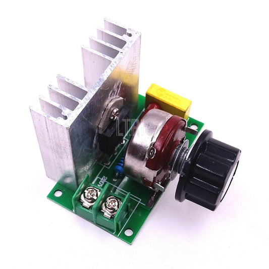 customized 1Pcs AC 220V 3800W THYristor power electronic dimmer voltage regulator speed and temperature control