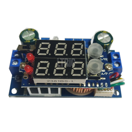 customized 1Pcs DC-DC 5A electrolytic converter, digital LED solar voltage regulator vehicle battery charging test