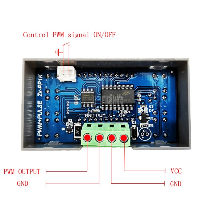 customized 1Pcs ZK-PP1K KHZ pulse frequency adjustable square wave device