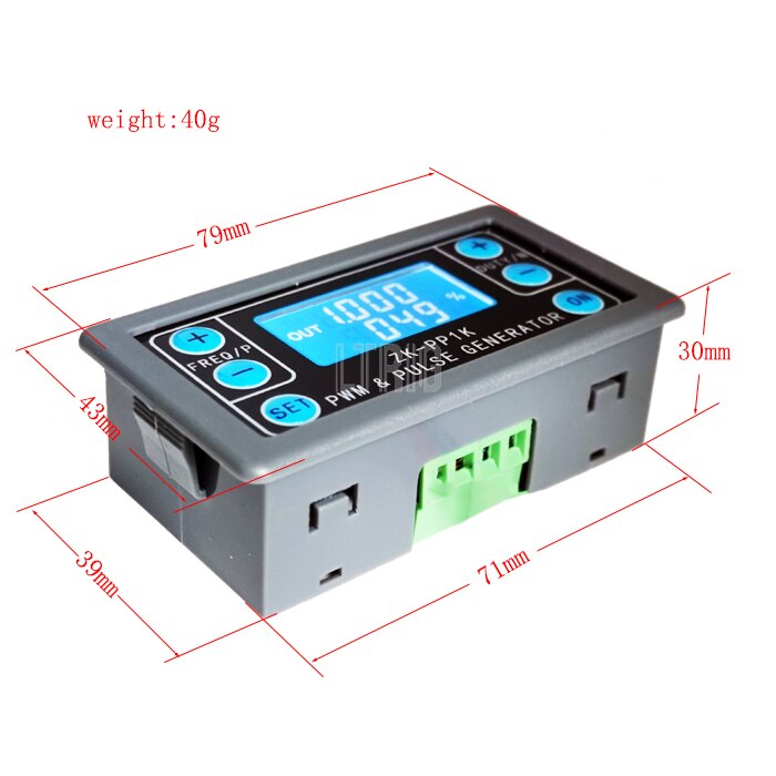 customized 1Pcs ZK-PP1K KHZ pulse frequency adjustable square wave device