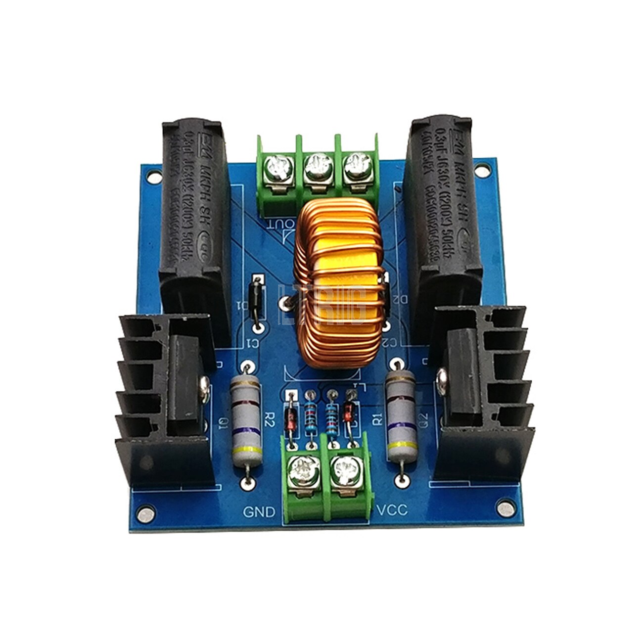 customized 1Pcs ZVS Tesla Coil Marx generator DC 12V-30V 20A 1000W high voltage power supply assembly board