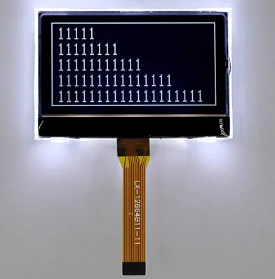 Custom LX-12864B11 gray screen FSTN white background black font dot matrix screen LCD display screen monochrome COG