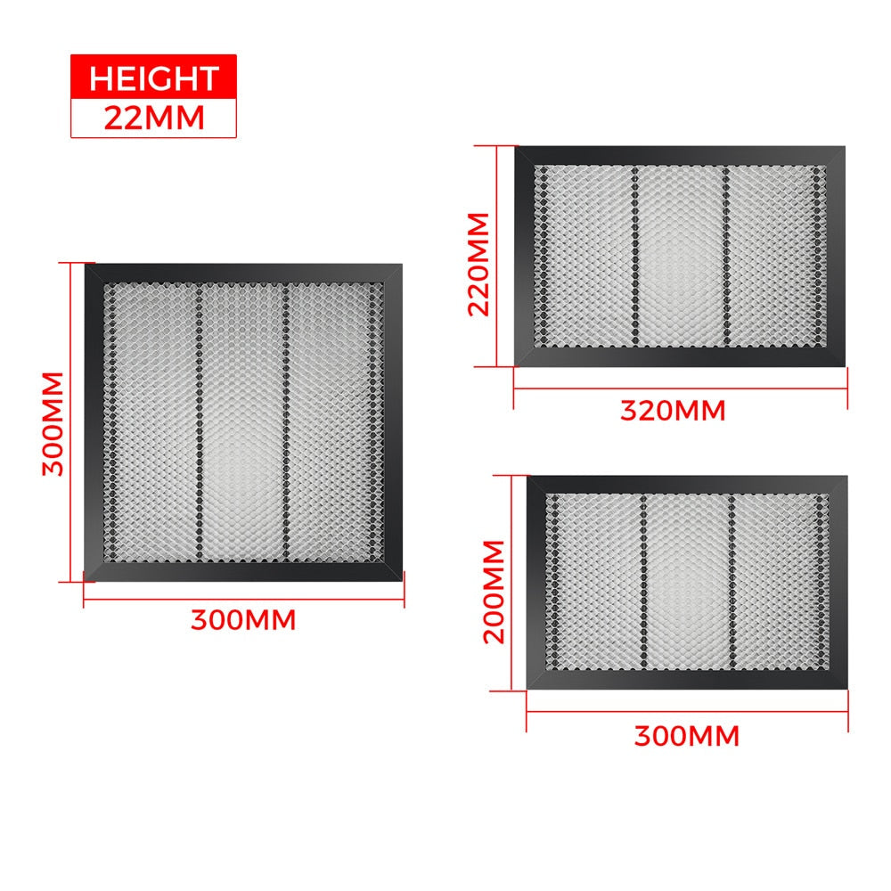Laser Engraving Machine Honeycomb Workbench Wood Cutting Metal Working Table 400x400mm For CO2 Laser Engraver Cutter Machine customize
