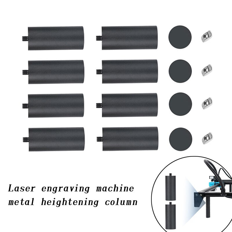 Laser Engraving Machine Metal Heightening Column Heightening Kit Can Be Used With Y-axis Rotary Roller Engraving Module customize