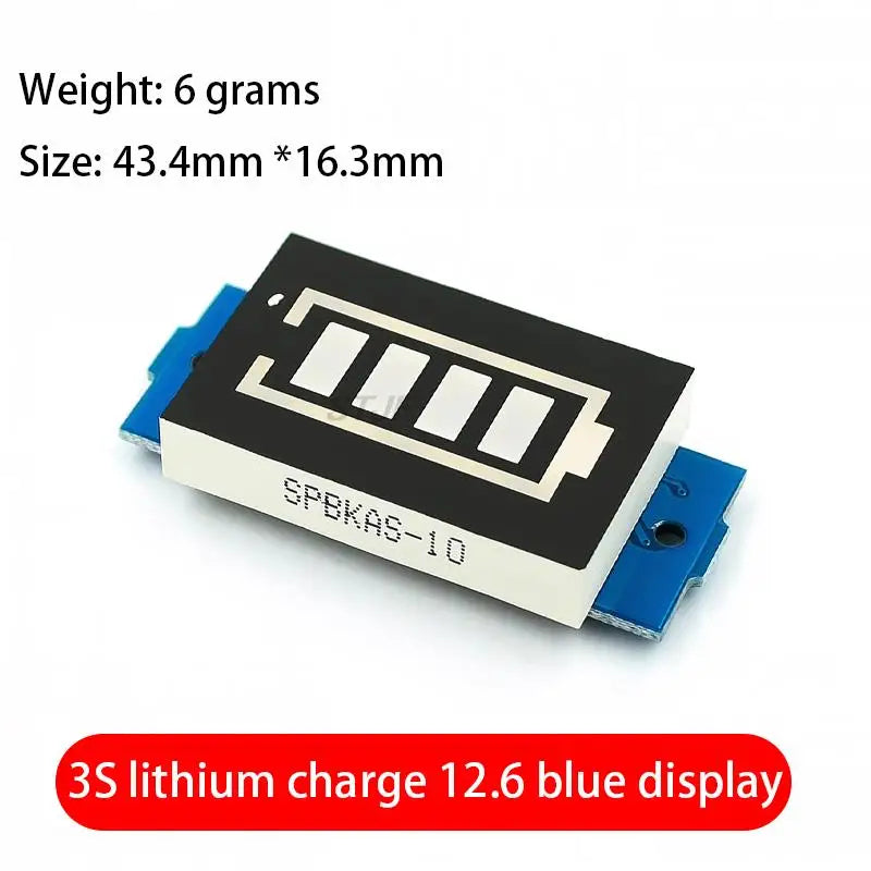 Custom Lithium Battery Pack Power Indicator Lamp Board 6/12/24/36/48V Electric Vehicle Battery Battery Indicator