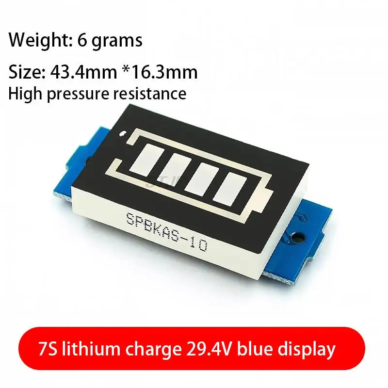 Custom Lithium Battery Pack Power Indicator Lamp Board 6/12/24/36/48V Electric Vehicle Battery Battery Indicator
