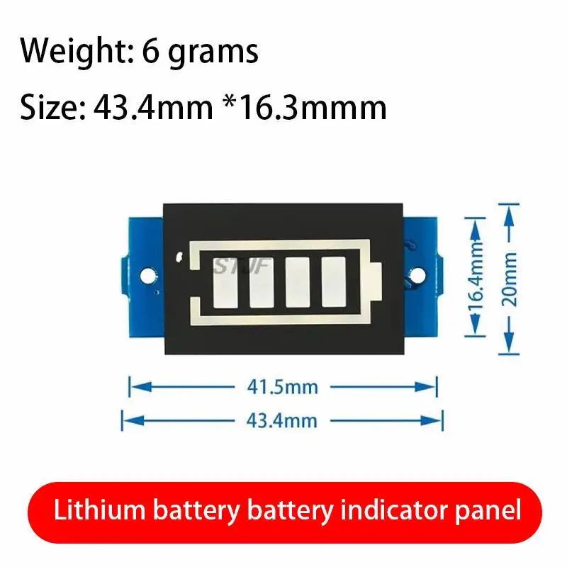 Custom Lithium Battery Pack Power Indicator Lamp Board 6/12/24/36/48V Electric Vehicle Battery Battery Indicator