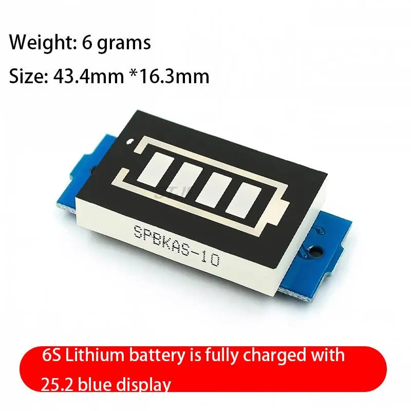 Custom Lithium Battery Pack Power Indicator Lamp Board 6/12/24/36/48V Electric Vehicle Battery Battery Indicator