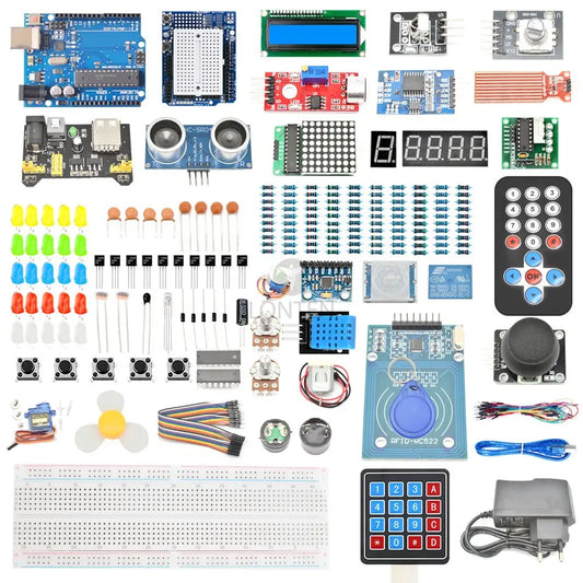 Custom Lonten Starter Kit for Ard  R3 Ultimate Starter Set Full Version Learning DIY Kit Project for UNO with Tutorials LTARK-2