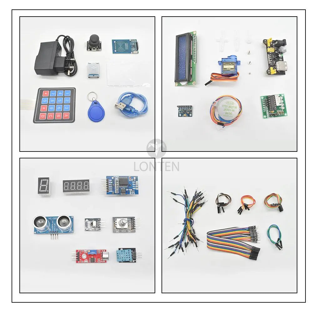 Custom Lonten Starter Kit for Ard  R3 Ultimate Starter Set Full Version Learning DIY Kit Project for UNO with Tutorials LTARK-2