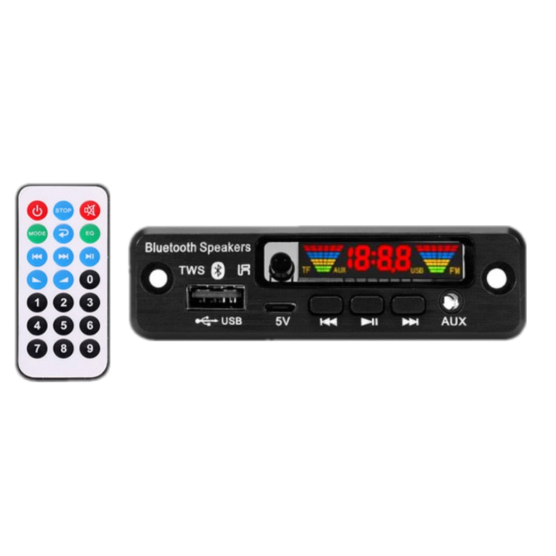 Wireless BT 5.0 TWS MP3 APE Decoder Board Audio Module Support USB AUX FM Radio Module For Car accessories customize