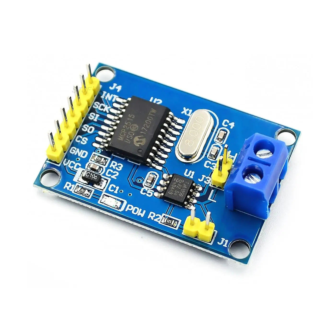 Custom  MCP2515 CAN Bus Module TJA1050 receiver SPI For 51 arduino Diy Kit MCU ARM controller