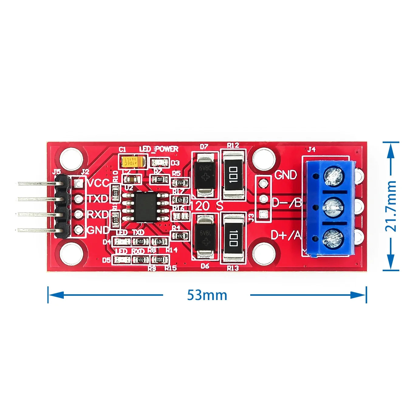 Custom  MCU TTL to RS485 module 485 to serial port UART level switching hardware automatic control flow