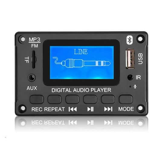 MP3 Decoder Board BT 5.0 Stereo Audio Receiver Player FLAC WAV APE Decoding FM Radio USB TF For Car Amplifier customize