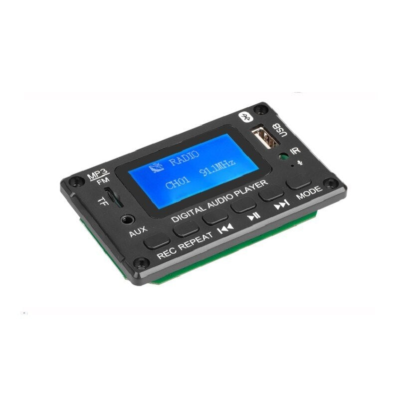 MP3 Decoder Board BT 5.0 Stereo Audio Receiver Player FLAC WAV APE Decoding FM Radio USB TF For Car Amplifier customize