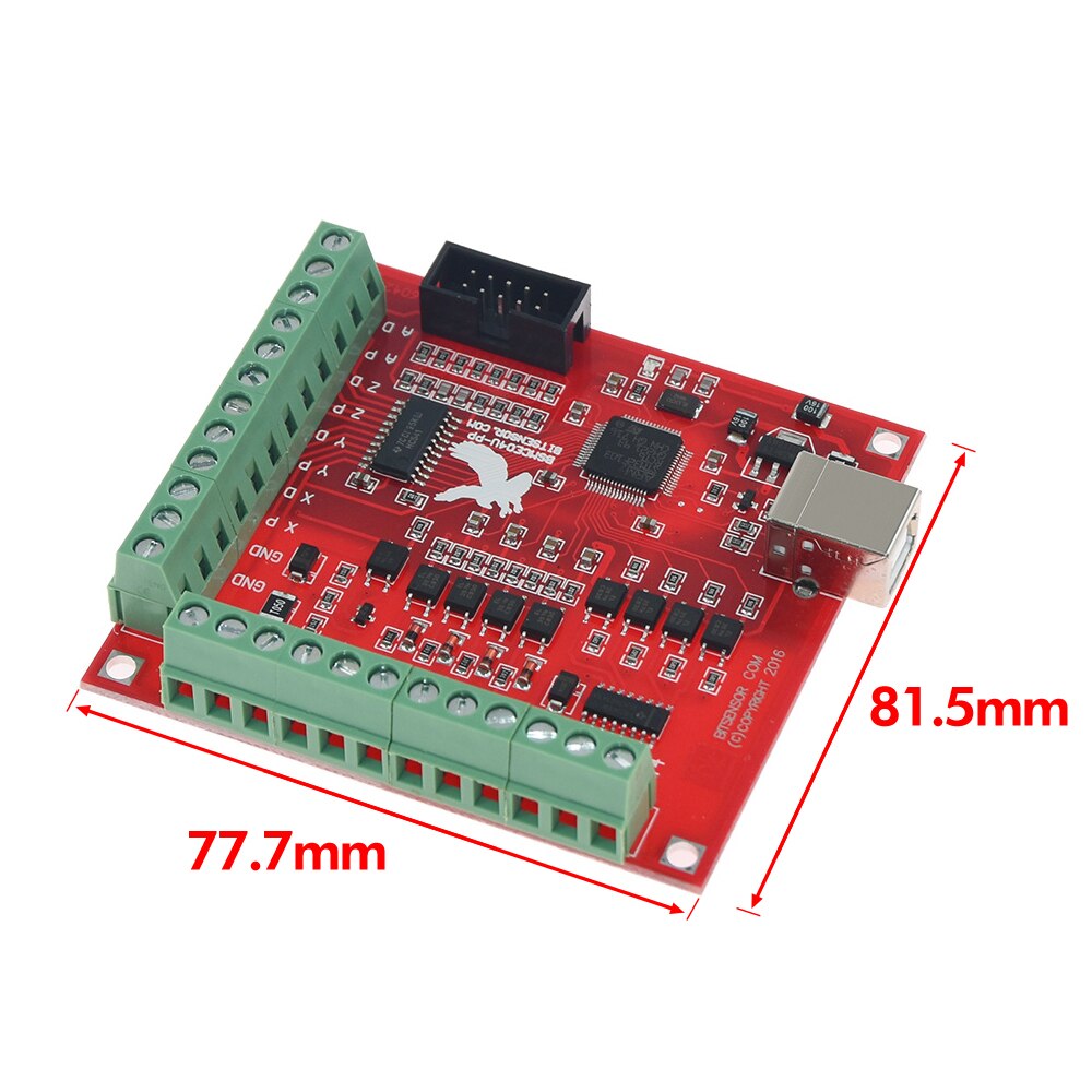 Mach3 4Axis Interface Drive Motion Controller Drive Board CNC Router 100Khz Breakout Compatible With Tb6600/Dm542/Dm556/Dm860 customize
