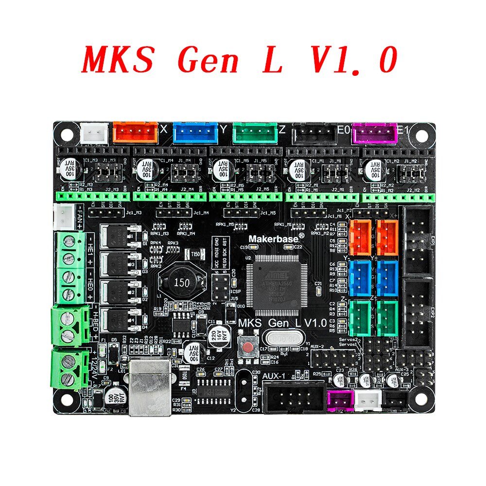 MKS Gen L V2.1 3D Printer Control Board Motherboard Compatible Mini 12864 LCD Screen A4988 TMC2209 Replace Mega2560 customize