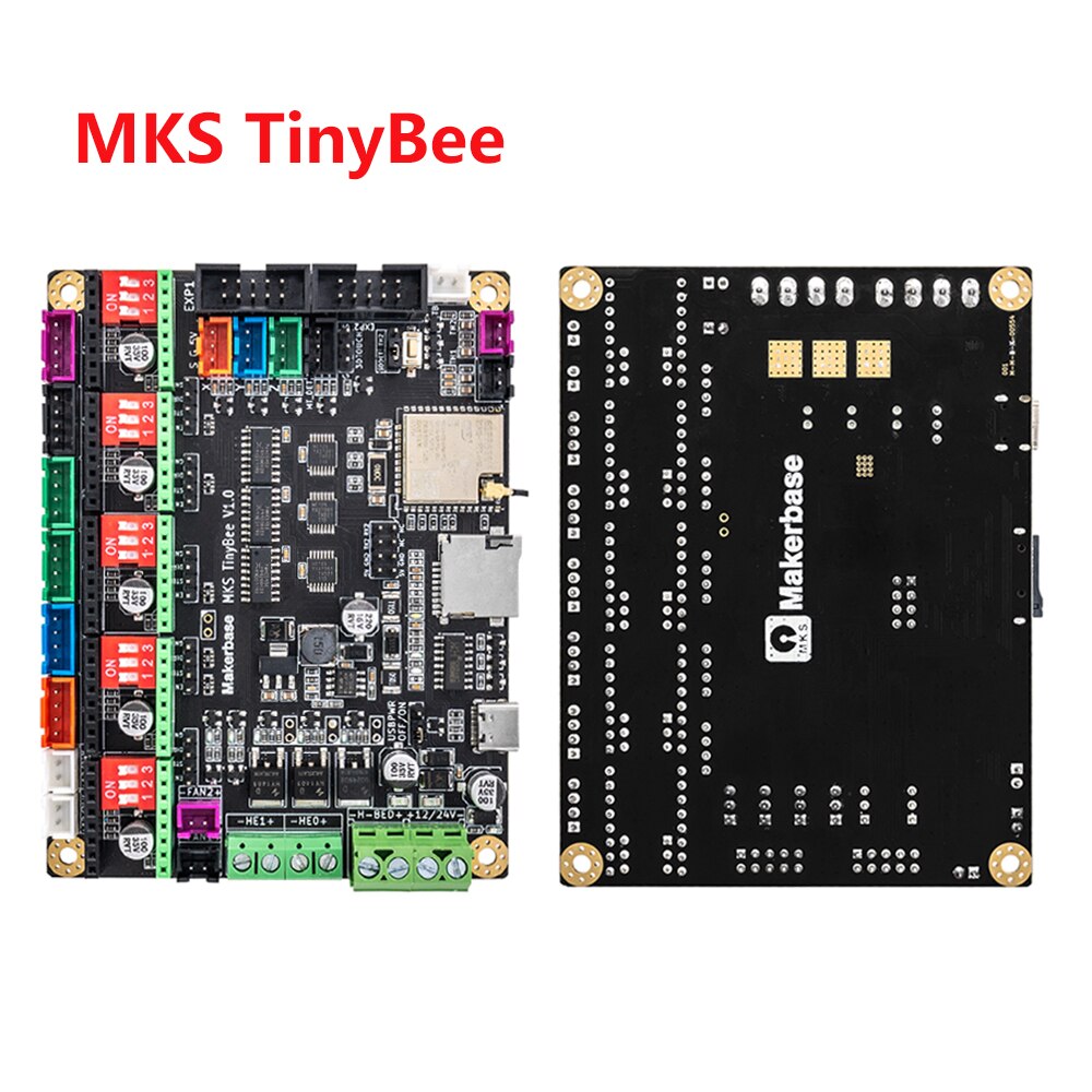 MKS TinyBee Motherboard 3D Printer Control Board ESP32 Wifi WEB Control Mini12864 Compatible A4988 TMC2209 Driver customize