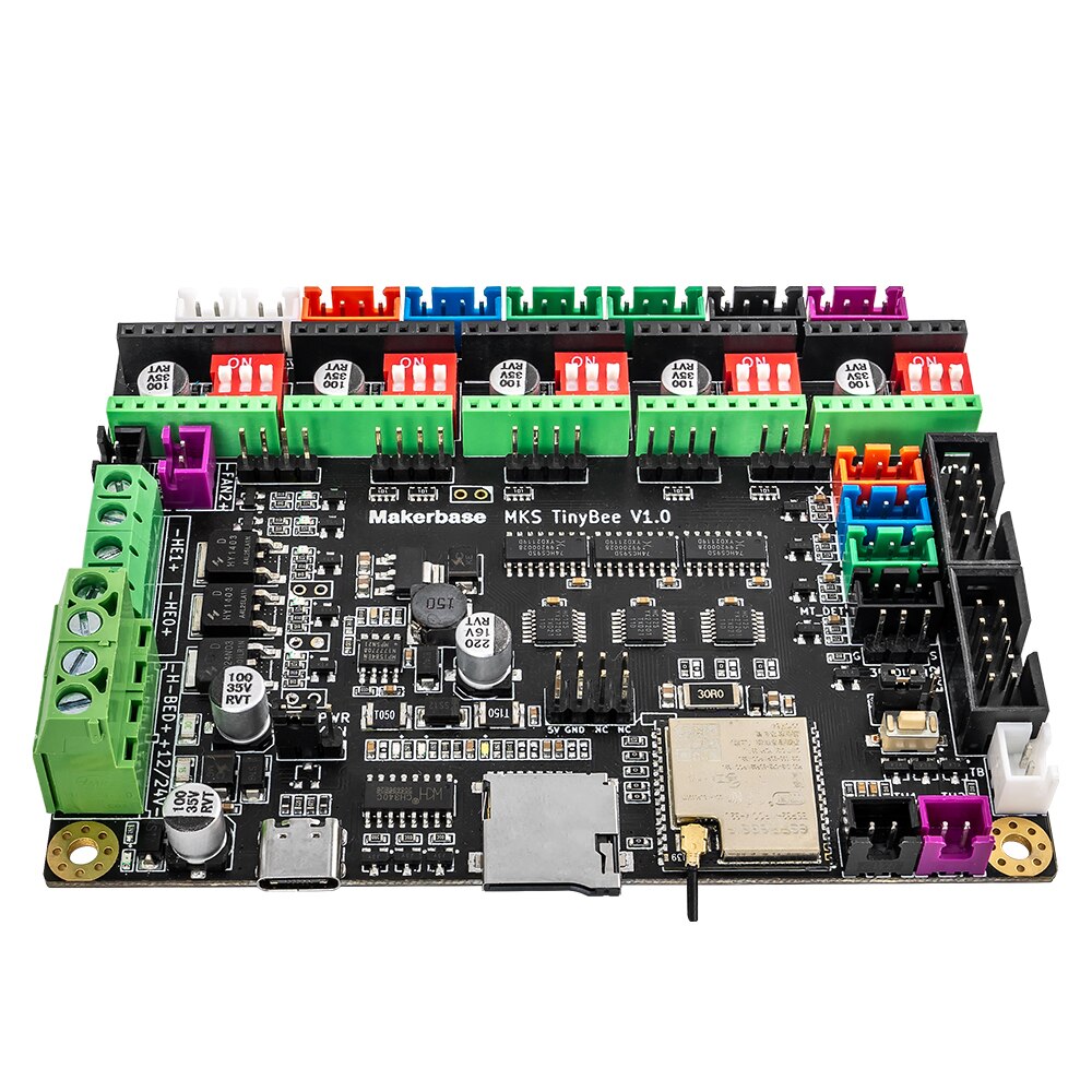 MKS TinyBee Motherboard 3D Printer Control Board ESP32 Wifi WEB Control Mini12864 Compatible A4988 TMC2209 Driver customize