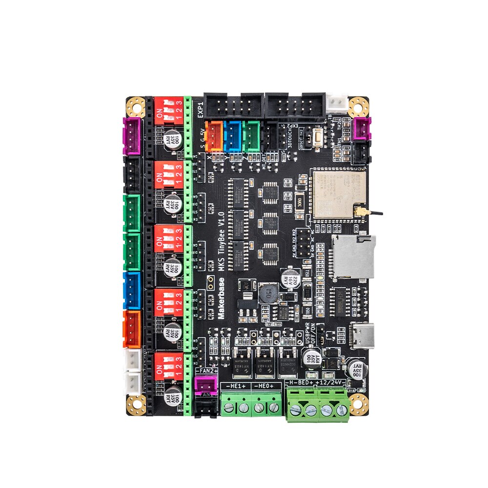 MKS TinyBee Motherboard 3D Printer Control Board ESP32 Wifi WEB Control Mini12864 Compatible A4988 TMC2209 Driver customize