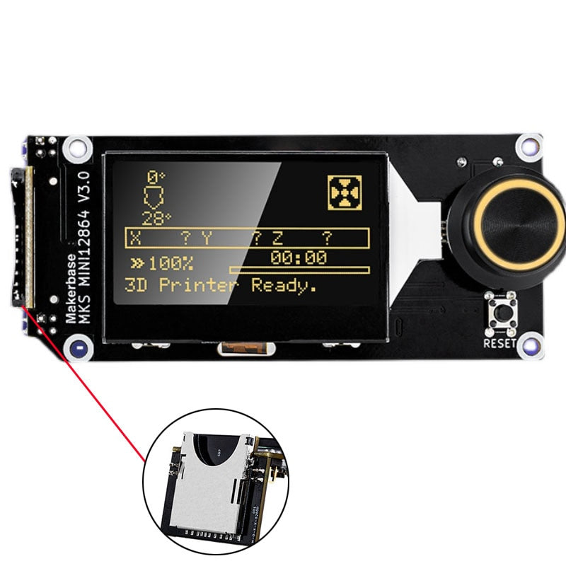 MKS TinyBee Motherboard 3D Printer Control Board ESP32 Wifi WEB Control Mini12864 Compatible A4988 TMC2209 Driver customize