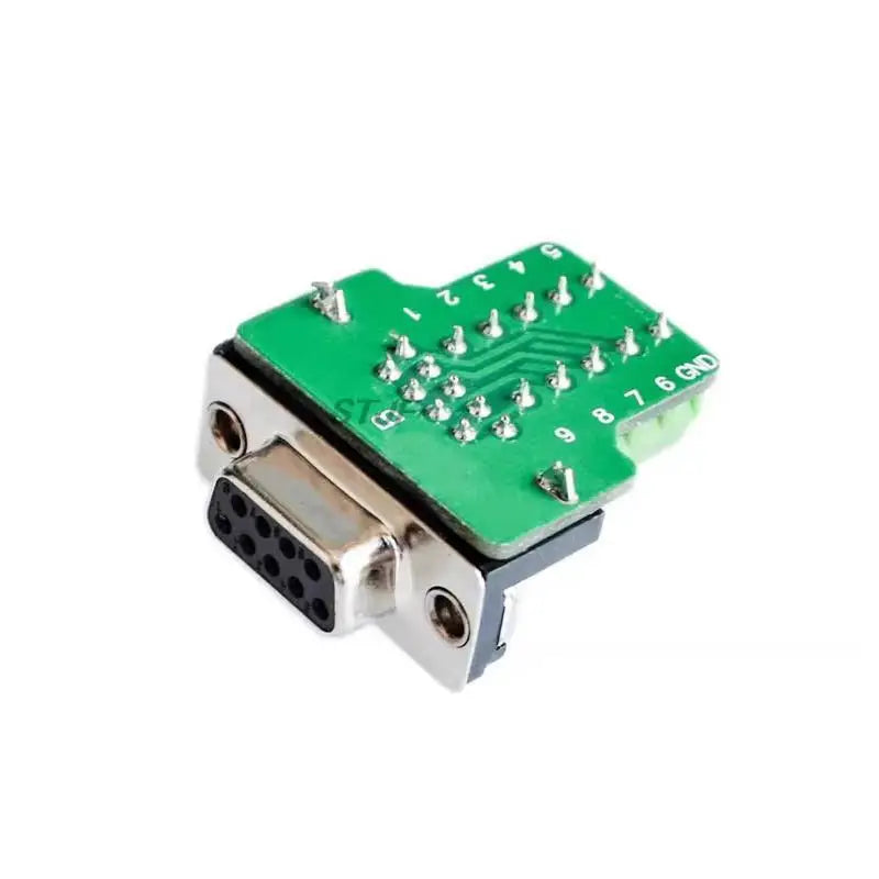 Custom Male Parallel 2 rows 9 pins DB9 Serial port turn to wire terminals DR9 male socket turn to terminal