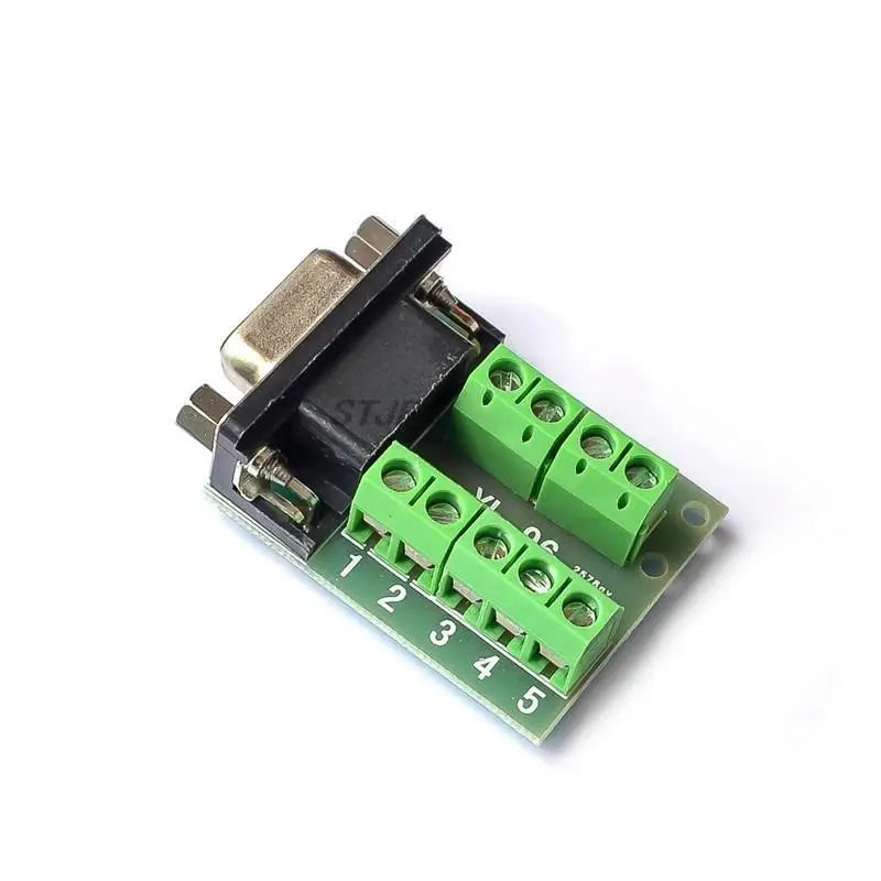 Custom Male Parallel 2 rows 9 pins DB9 Serial port turn to wire terminals DR9 male socket turn to terminal