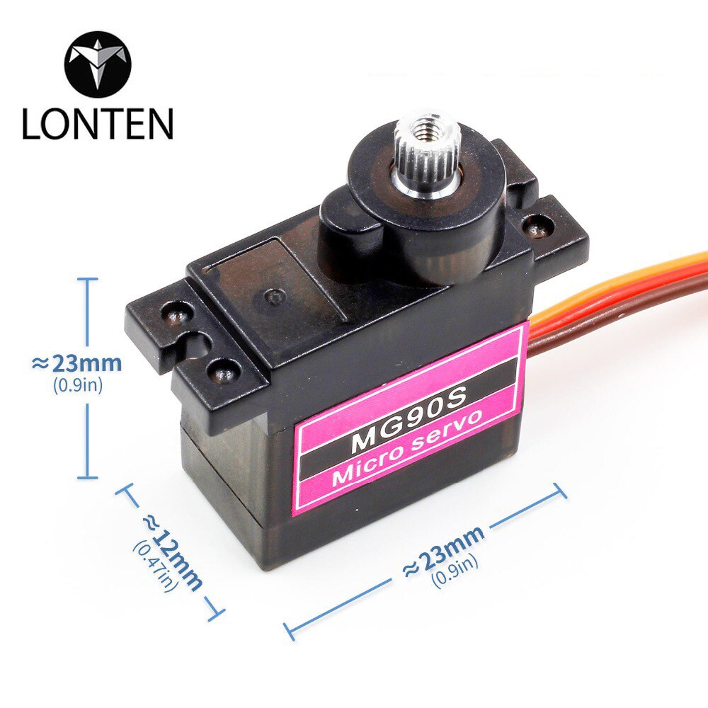 Mg90s plastic gear steering gear 3D Shuangfei 450 electric swashplate digital 9g servo helicopter aircraft ship customize