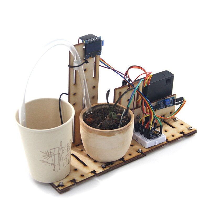 Micro Expression Plant Automatic Watering Device Soil Moisture Detection DIY Production Compatible with Arduino customize