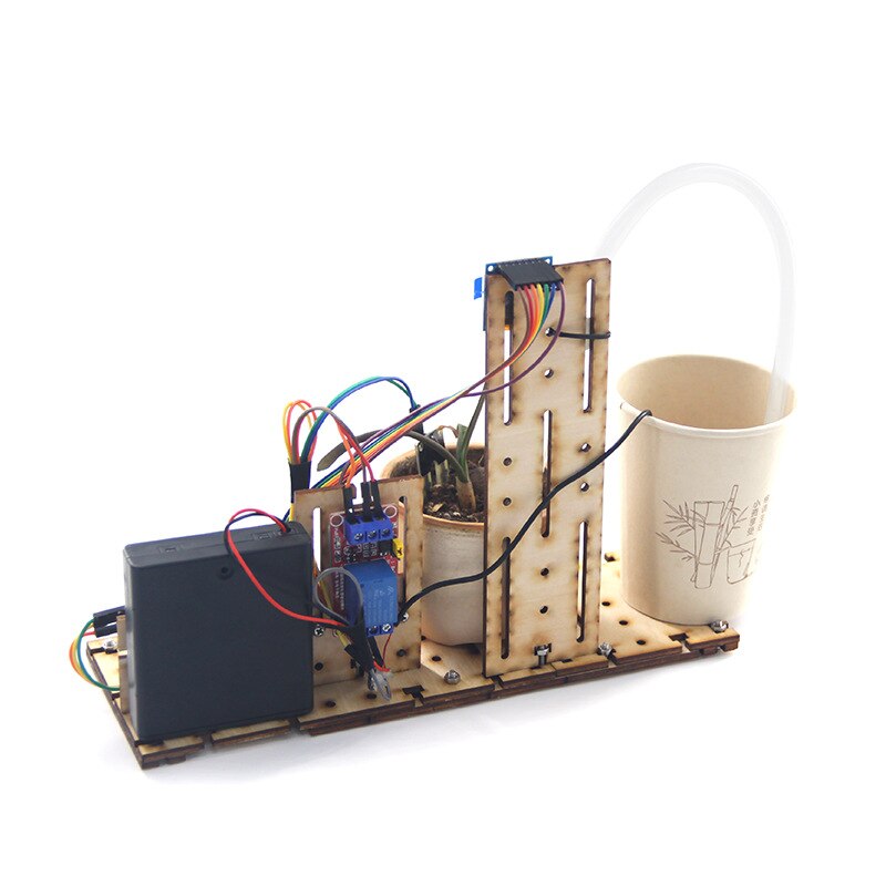 Micro Expression Plant Automatic Watering Device Soil Moisture Detection DIY Production Compatible with Arduino customize