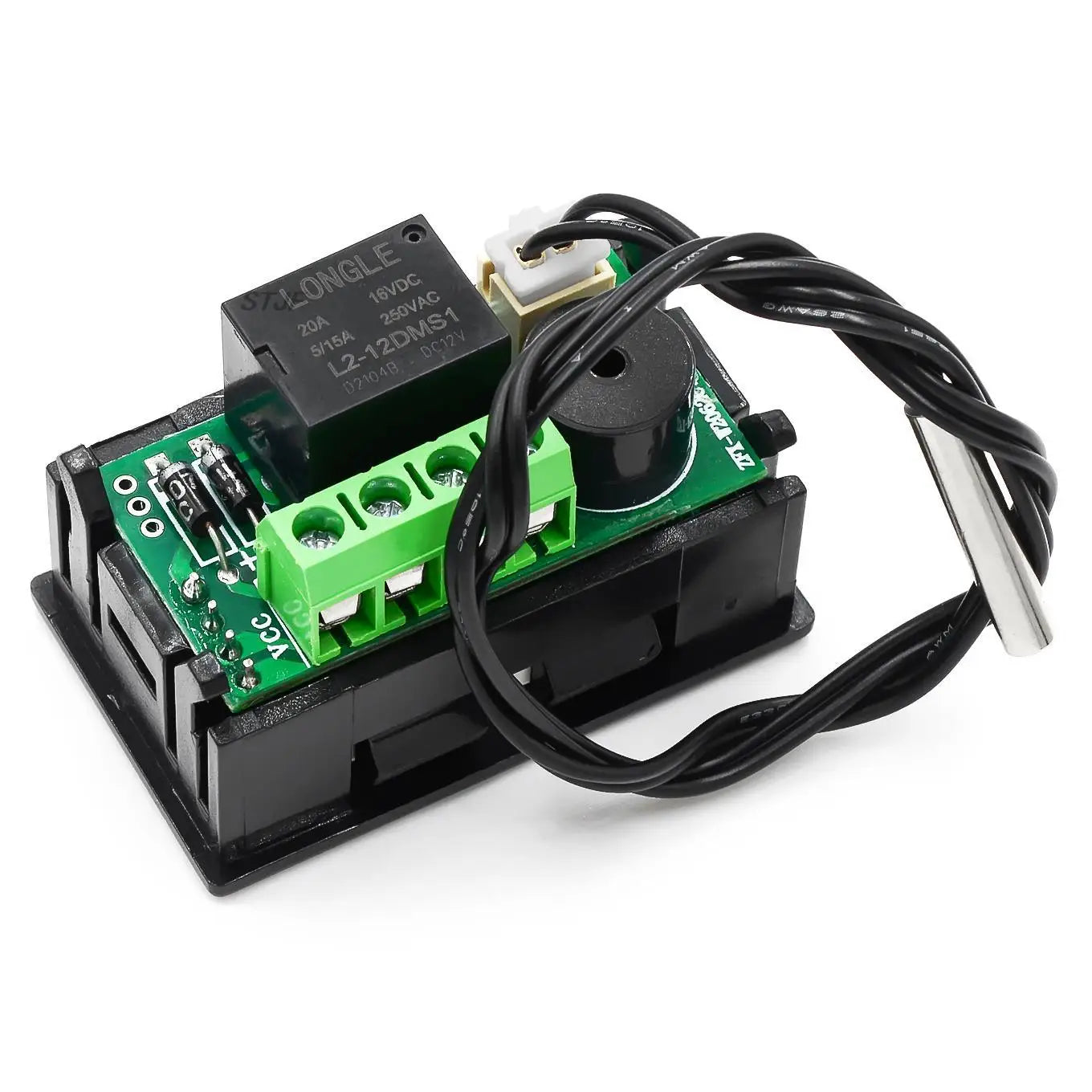 Custom  Microcomputer digital thermostat electronic W1209WK 12V red blue adjustable Fahrenheit/Celsius conversion