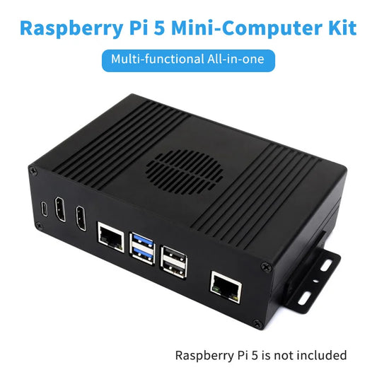 Custom Mini-Computer Kit for     Pi 5 PCIe Extending to Gigabit Ethernet / 4-Ch USB3.2 Gen1 / M.2 Interface All-In-One Module