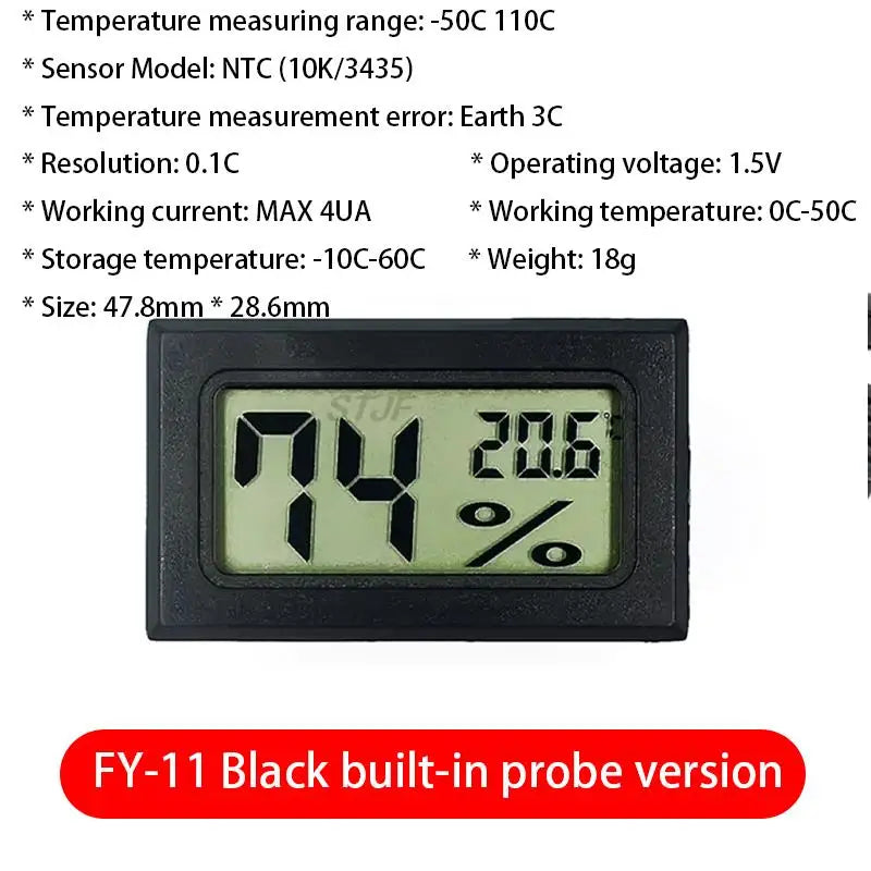 Custom Mini Digital LCD Thermometer Temperature Sensor Automatic Control Fridge Freezer Thermometer Embedded tape probe FY-10 FY-11