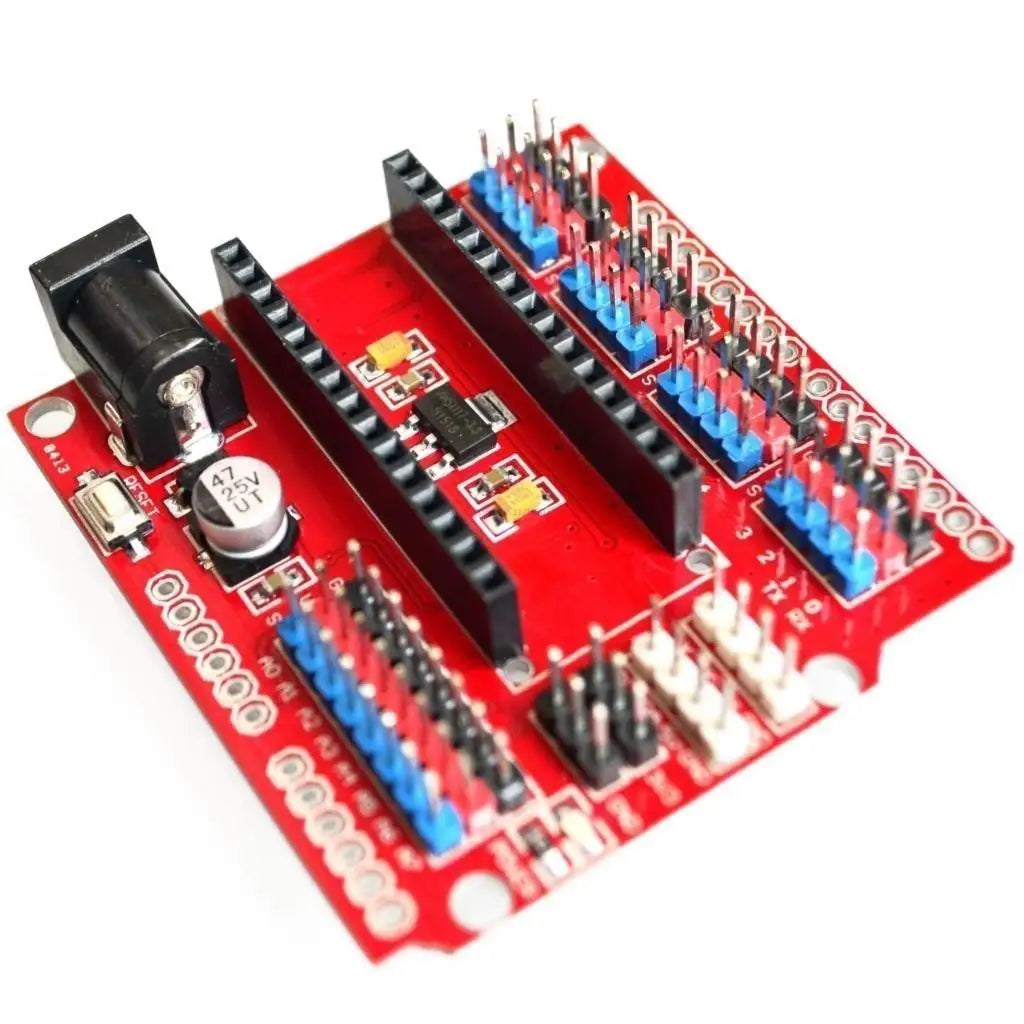 Custom  Multi-Function  For Nano Shield Expansion Board for Electric DIY SCM - Orange + Black (NANO SHIELD) For nano 3.0