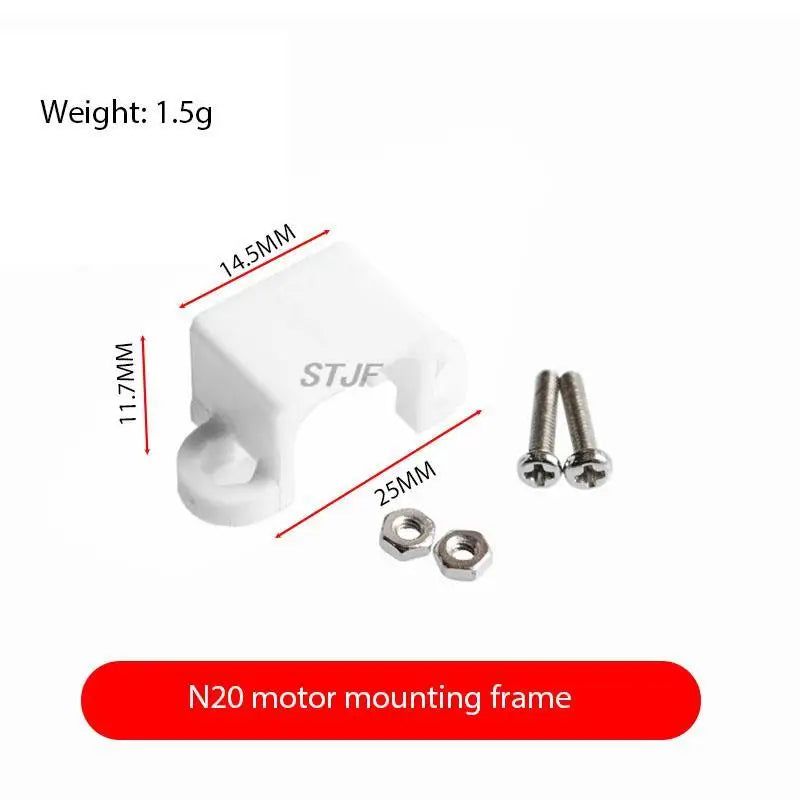Custom N20 motor base motor fixing bracket model airplane accessories N20 reduction motor support for aircraft motor base