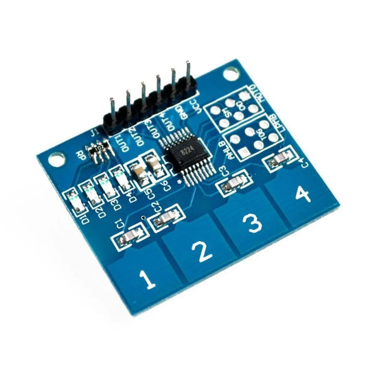 Custom NEW 4Channel Digital Touch Sensor Capacitive Switch Module Button For Arduino TTP224