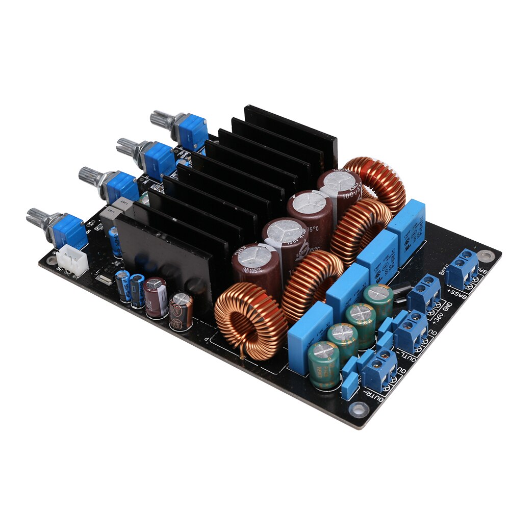 NEW Class D TAS5613 2.1 Digital Power Amplifier Board OPA1632DR, TL072 75W + 2 * 150W DC36V customize