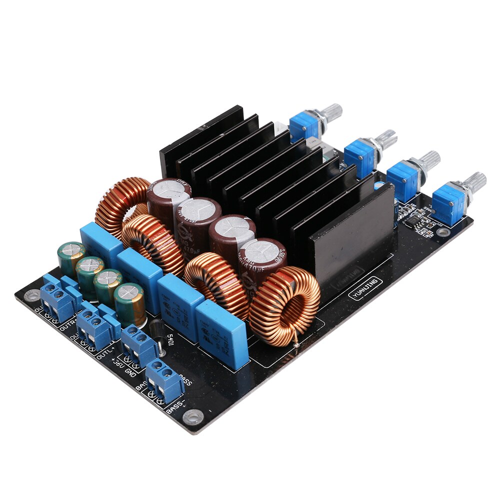 NEW Class D TAS5613 2.1 Digital Power Amplifier Board OPA1632DR, TL072 75W + 2 * 150W DC36V customize