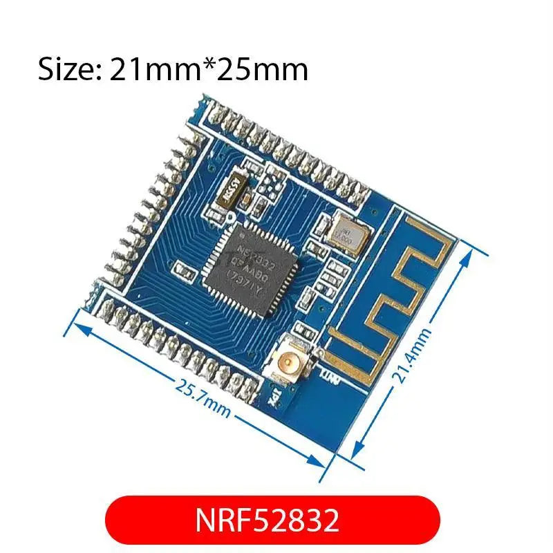 Custom  NRF52832 Bluetooth Module BLE 4.2 Low Power Bluetooth External Antenna IPEX Support Multi-Protocol