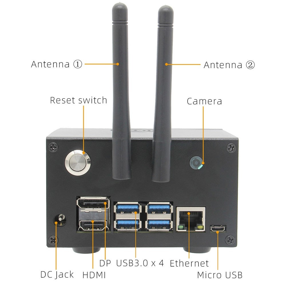 NVIDIA Jetson Nano Metal Case / Enclosure with Power & Reset Control Switch for NVIDIA Jetson Nano Developer Kit customize