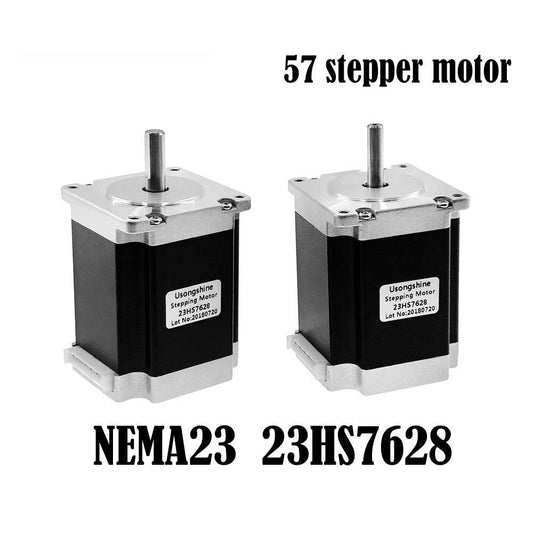 Nema23 23HS7628 4 Lead 57 Stepper Motor 76mm Shaft 6.35/8mm TB6600 4A Driver For 3D Printer CNC Engraving Milling Machine customize