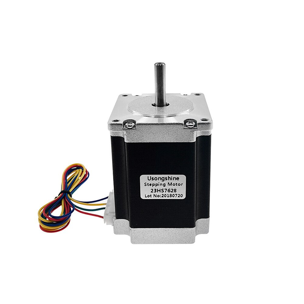 Nema23 23HS7628 4 Lead 57 Stepper Motor 76mm Shaft 6.35/8mm TB6600 4A Driver For 3D Printer CNC Engraving Milling Machine customize