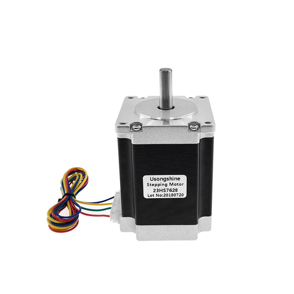 Nema23 23HS7628 4 Lead 57 Stepper Motor 76mm Shaft 6.35/8mm TB6600 4A Driver For 3D Printer CNC Engraving Milling Machine customize